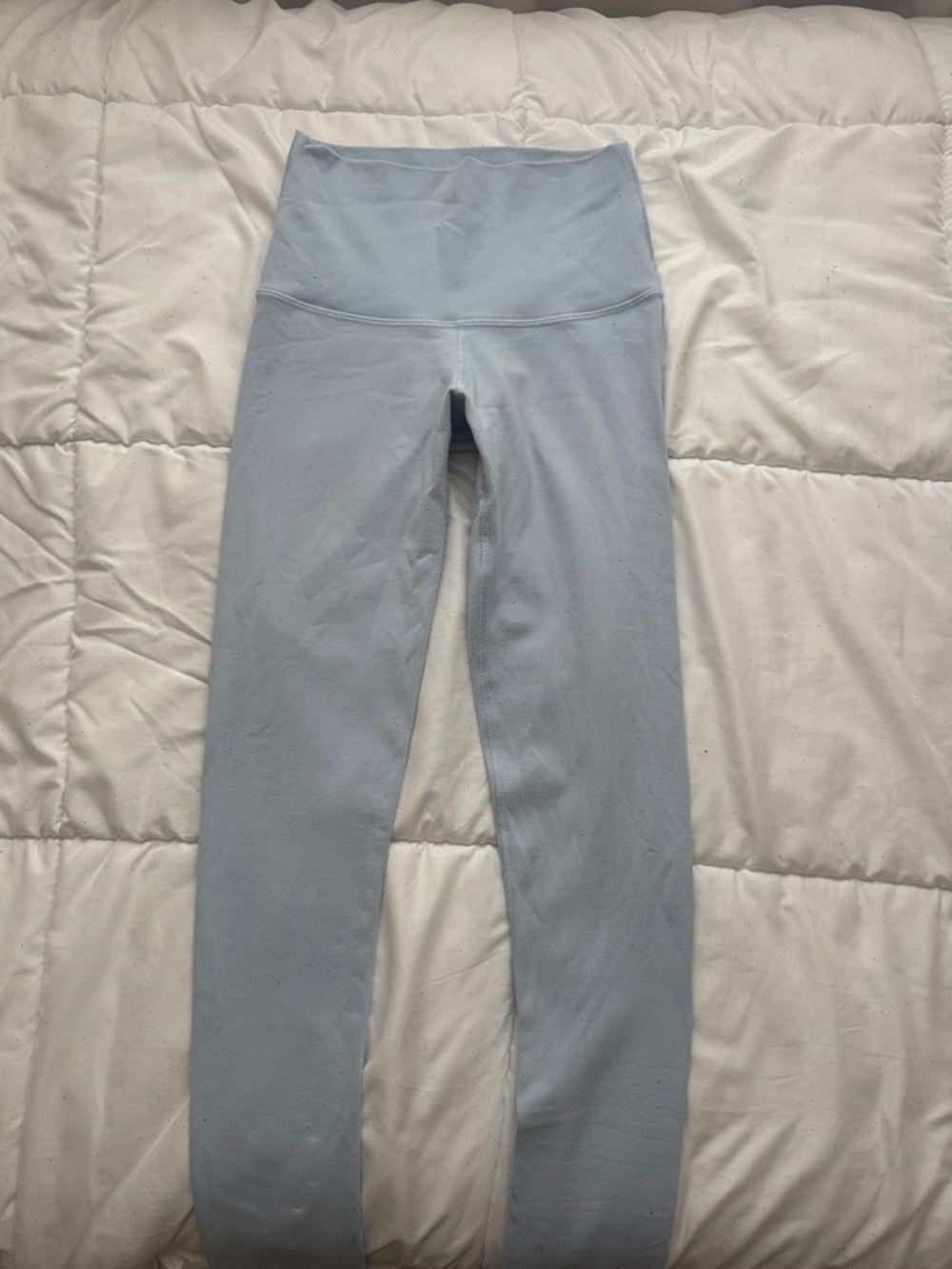 Aritzia TNA High-Waist Active Leggings in Light Blue
